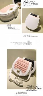 พร้อมส่ง กระเป๋าLuluhouse รุ่น L79-02pbl กระเป๋าแฟชั่นเกาหลี นำเข้าของแท้ 100% ค่ะ 